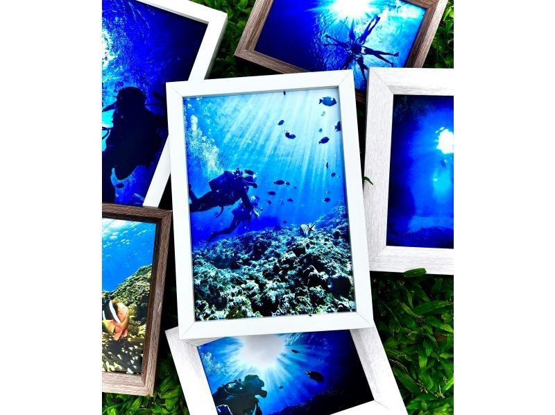 Beginners • Same-day reservations OK⭐️ [Single person only • Blue Cave Diving] ❤ Towels, sandals, feeding, free ultra-high-resolution GoPro photos and videos‼️ Data immediately transferred to your smartphone❤️の紹介画像