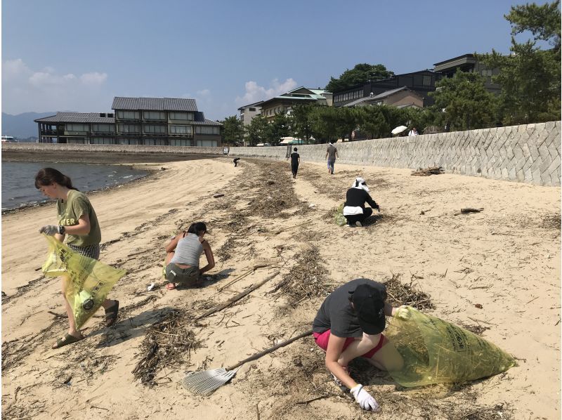 【広島・宮島】海ゴミを考えるエコツアー（ゴミ拾い&アップサイクル製品づくり体験）の紹介画像