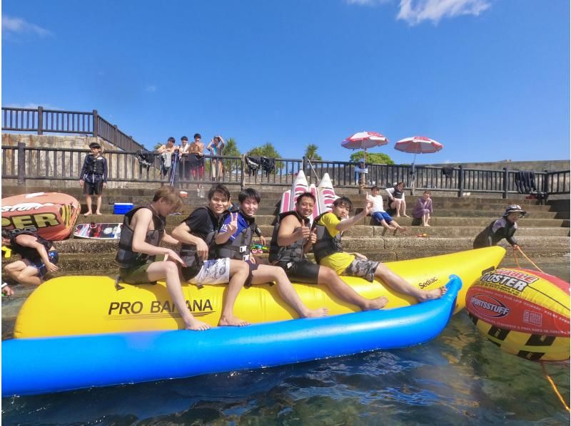 <October Limited Sale> [Okinawa Ginowan / Half-Day All-You-Can-Play Plan] The most in the prefecture with 12 rides! Banana boat, flyboard, wakeboard, and more!の紹介画像