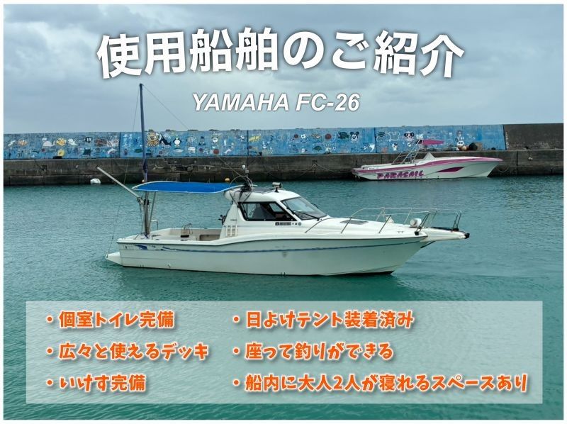 【沖縄・石垣島】完全貸切チャーター船で沖縄三大高級魚「アカジンミーバイ」を釣り上げろ！【AM／PM｜1日2便体制】の紹介画像