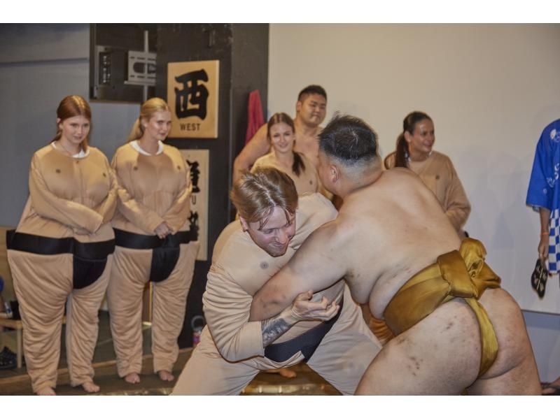 【東京・銀座】相撲を家族全員で体験しよう！食事またはお菓子セットつき！の紹介画像