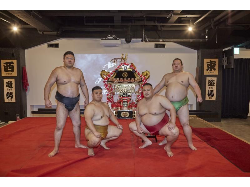[Tokyo, Ginza] Experience sumo and mikoshi with the whole family! Includes a meal or snack set!の紹介画像