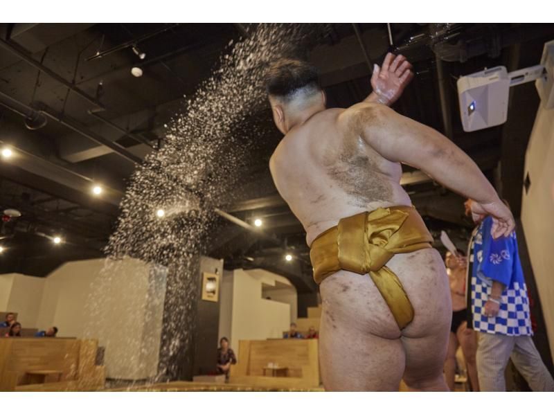 【東京・銀座】相撲を家族全員で体験しよう！食事またはお菓子セットつき！の紹介画像