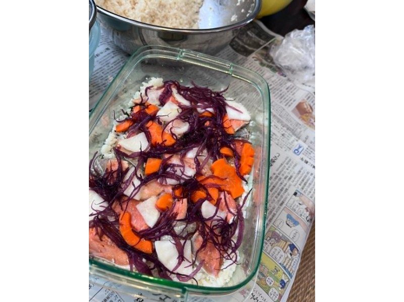 【秋田・角館】「あきた発酵伝導士」が教える！秋田の発酵食文化の代名詞ハタハタ寿司作り体験の紹介画像