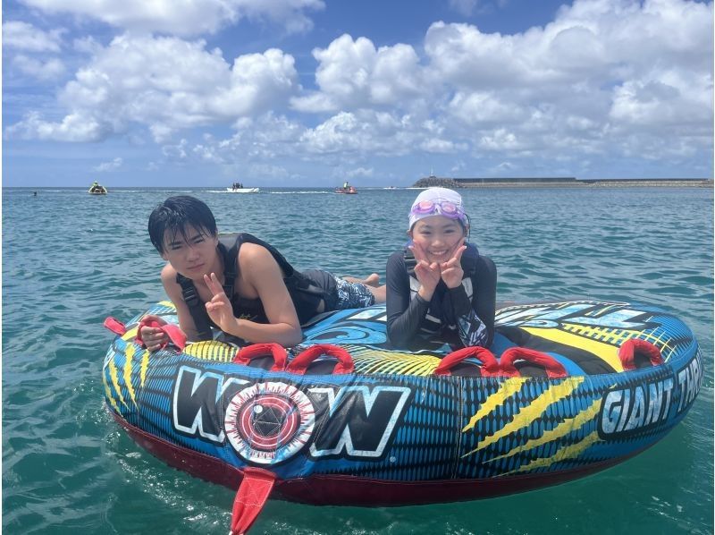 最高可享30%折扣！限时优惠！【冲绳宜野湾 / 30分钟畅玩套餐】无限畅玩全部8项水上运动，包括香蕉船！の紹介画像