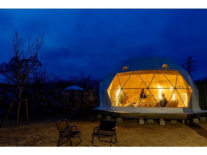 【秋田・男鹿市】屋外ウッドデッキでBBQ!ご夕食の食材はホテルでご用意!〈持込もOK・1泊2食付グランピング宿泊〉の紹介画像