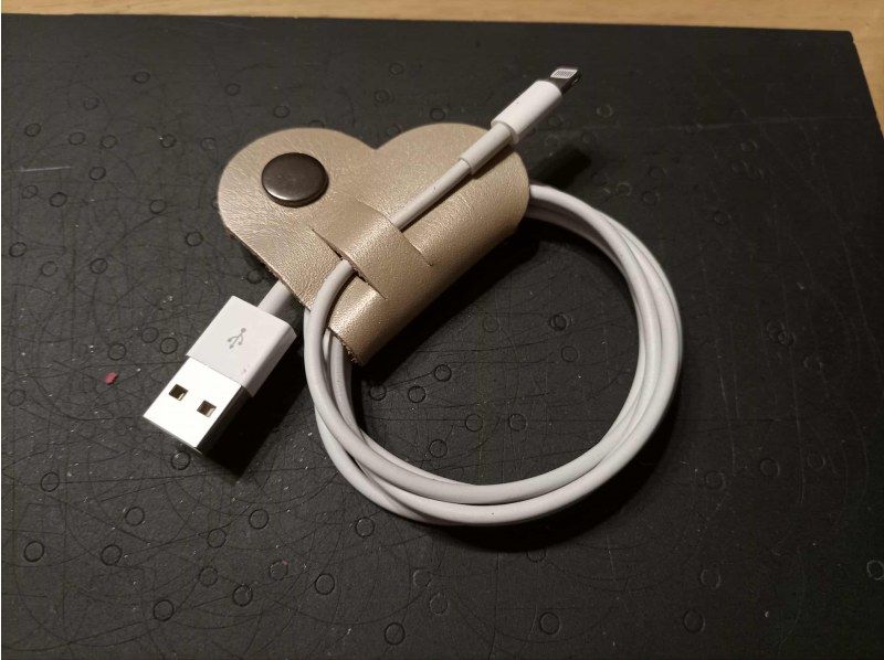 【北秋田】 (モニター版)鹿革コードクリップ作り体験 鹿革ワークショップの紹介画像