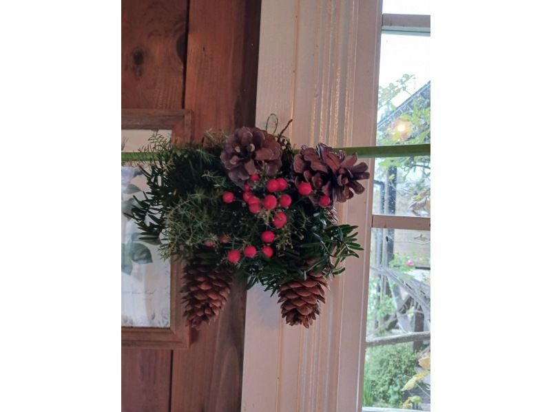 【秋田/尼卡霍】秋田多舍花園的饋贈♪乾花環製作體驗！含簡餐の紹介画像