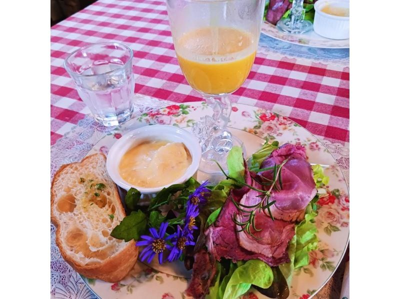 【秋田/尼卡霍】秋田多舍花園的饋贈♪乾花環製作體驗！含簡餐の紹介画像