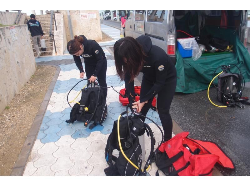 【沖縄本島】貸切クルーズ船でダイビングライセンス取得！　取得後はレンタル器材が永久無料！　器材購入も割引可能できます！の紹介画像