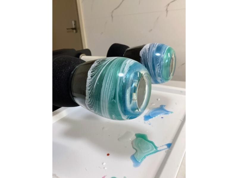 [Okinawa, Uruma City/Resin Art] ★Monday to Saturday Afternoon Only Recommended Plan★ Ocean Glass/Wave Resin Glass Making♪ Perfect for your spare time while sightseeing in Uruma City♪の紹介画像