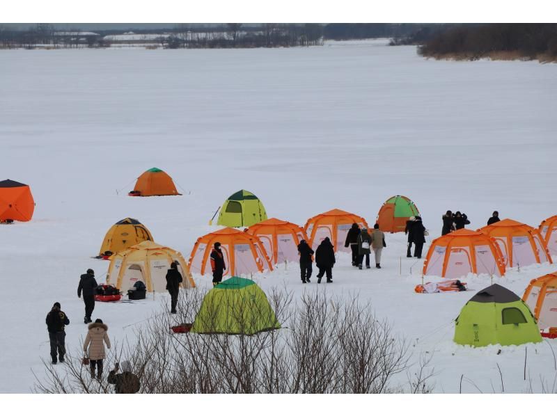 【北海道，札幌】札幌冰钓（札幌胡瓜鱼垂钓），札幌站接送～接受当日预约，无需携带任何物品～在北海道创造美好时光の紹介画像