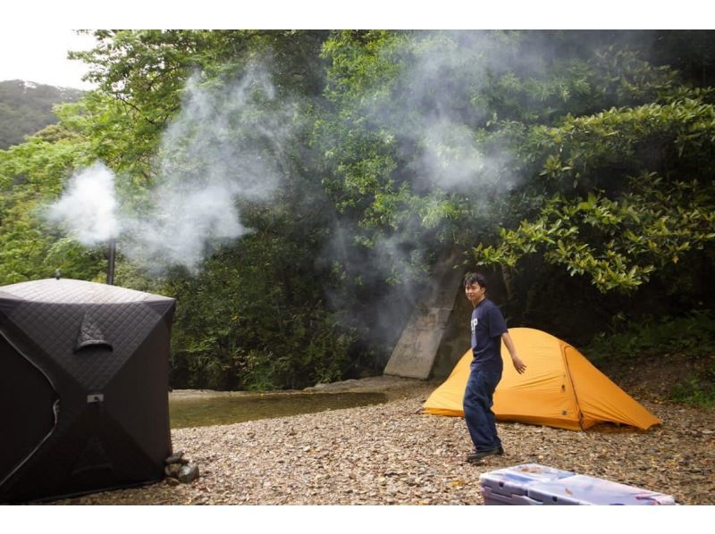 【오키나와 얀바루】 궁극의 토토이 휴가! 텐트 사우나 플랜의 열기와 자연의 물욕에 다이브!の紹介画像