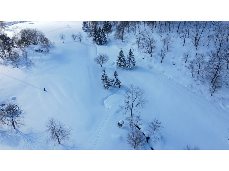 【長野・木島平村】午後からスノーシュー　初めての雪上散歩に最適! スノーリゾートロマンスの神様から「やまびこの丘公園」でスノーシュー体験の紹介画像
