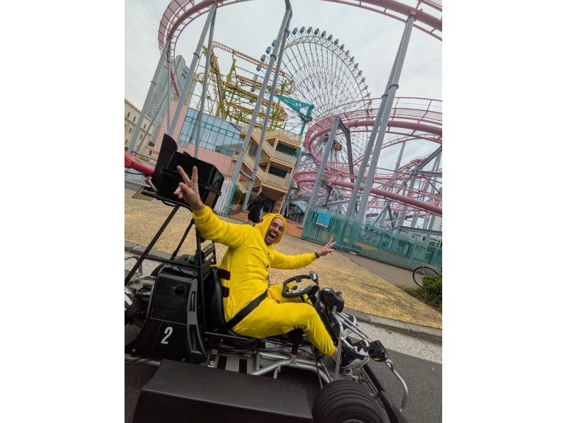 [Kanagawa/Yokohama] Amazing night view! "Go-kart 30-minute experience tour" Tour of tourist attractions, great photo opportunities, safe and secure guide includedの紹介画像