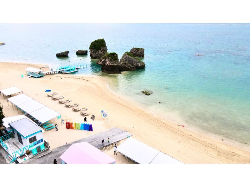 【那覇から35分！南城市】フライト直前までマリンスポーツ3種☆絶景天然ビーチで遊び尽くせ！！！絶叫系取り揃えています！の紹介画像