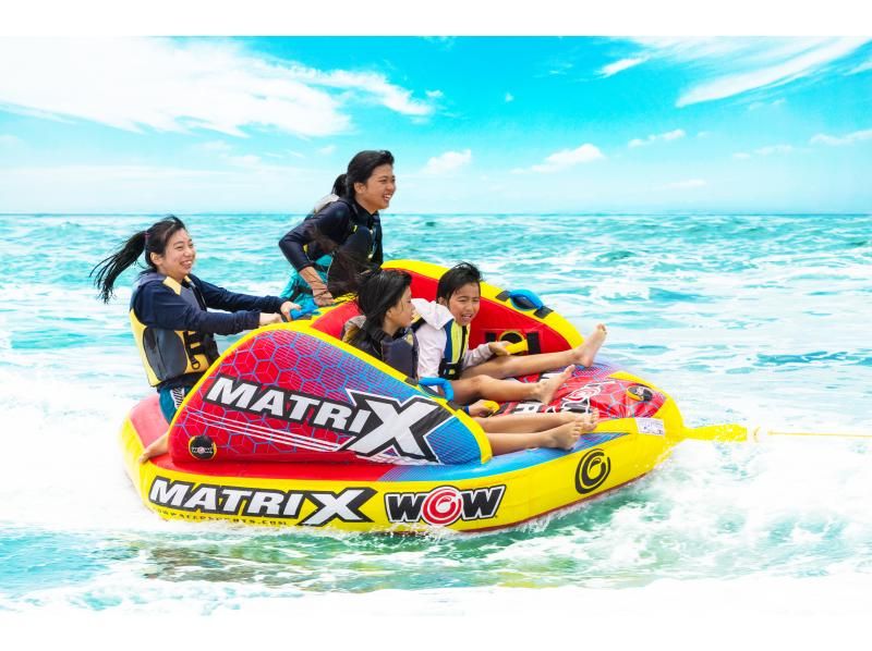 【那覇から35分！南城市】フライト直前までマリンスポーツ3種☆絶景天然ビーチで遊び尽くせ！！！絶叫系取り揃えています！の紹介画像