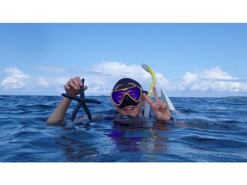 《直前予約SALE》【沖縄北部・本部~瀬底島~水納島・離島シュノーケリング】県内最上級の透明度！離島で2時間たっぷりのシュノーケリングの紹介画像