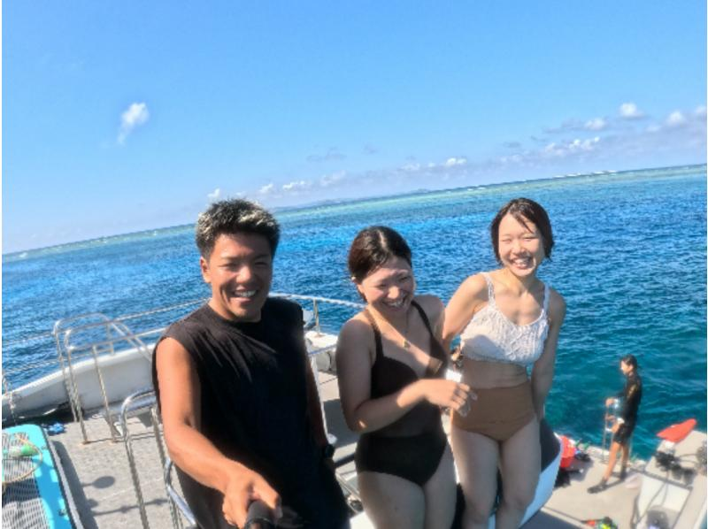 【沖縄・那覇発・送迎可】初心者向けスキンダイビング★透明度抜群！ケラマブルー★安心のレクチャー付き！の紹介画像
