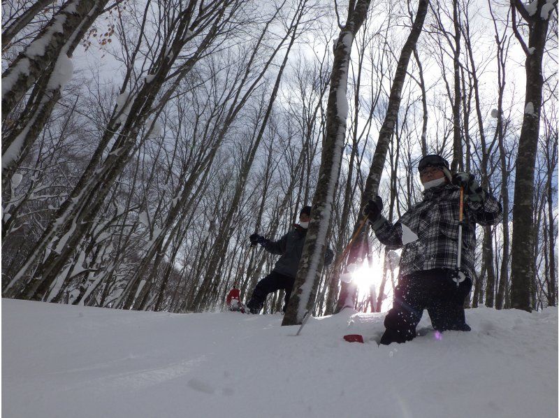 【秋田・田沢湖・スノーシュー】雪道でもスイスイ歩ける！スノートレッキング（ティータイム付）の紹介画像