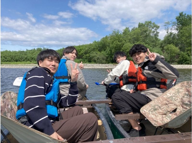 [Hokkaido, Tokachi] A geo-trip to experience the Hidaka Mountains, wild birds, and Tokachi's nature! Pets are welcome! Twin Canoe River Cruise: Satsunai, Tokachi Riverの紹介画像