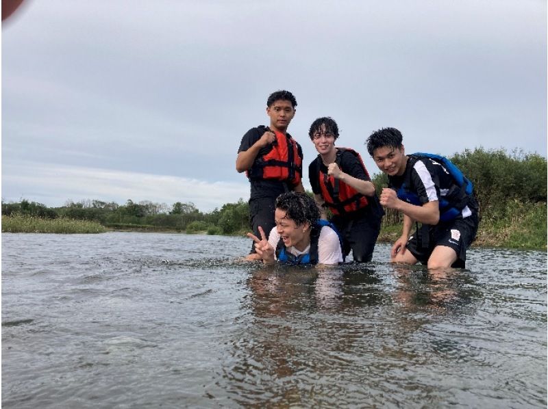 [Hokkaido, Tokachi] A geo-trip to experience the Hidaka Mountains, wild birds, and Tokachi's nature! Pets are welcome! Twin Canoe River Cruise: Satsunai, Tokachi Riverの紹介画像