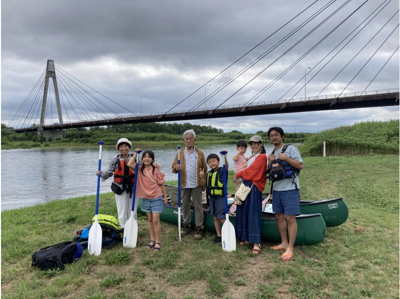 【北海道，十勝】來一趟探索日高山脈、觀賞野鳥、領略十勝自然風光的地理之旅吧！歡迎攜帶寵物！雙人獨木舟遊船：薩津內，十勝川の紹介画像