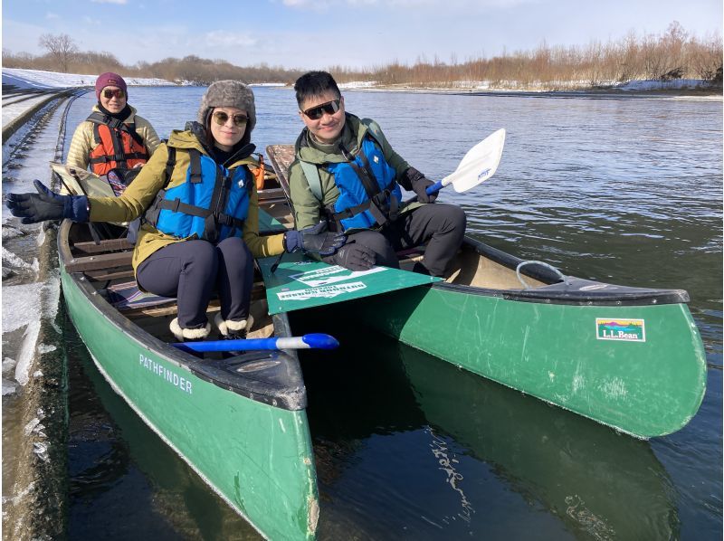 【北海道・十勝】フォトジェニック冬の十勝川・川霧や霧氷、ダイヤモンドダスト、氷の花が咲くカヌーツアー〈冬のしばれ川旅フォトリバークルーズ〉の紹介画像