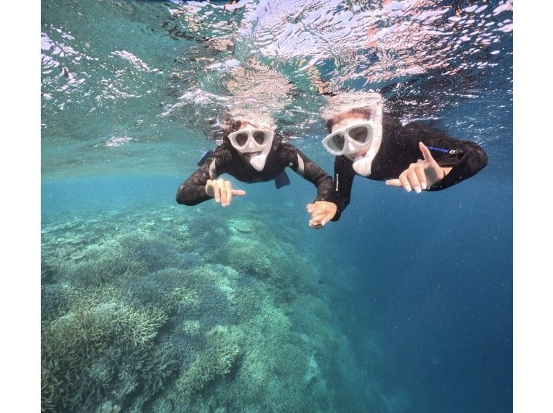 【沖縄・宮古島】八重干瀬半日シュノーケルツアー！女性ダイビングインストラクターで少人数制だから安心（水中撮影・ドローン撮影無料）の紹介画像