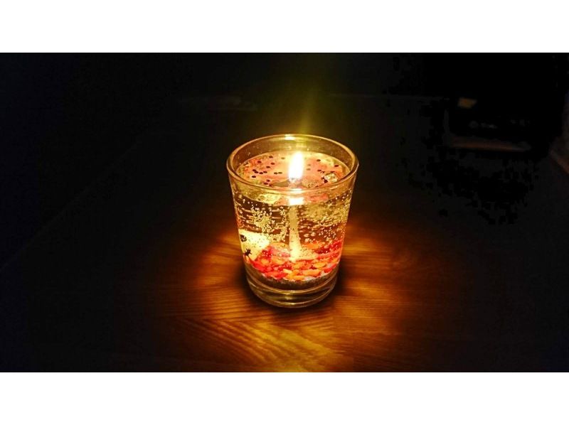 Xmas企画！！【クリスマスキャンドル制作＆オプションでキャンドルリング制作】特別企画♪キラキラキャンドルで楽しいクリスマスをの紹介画像