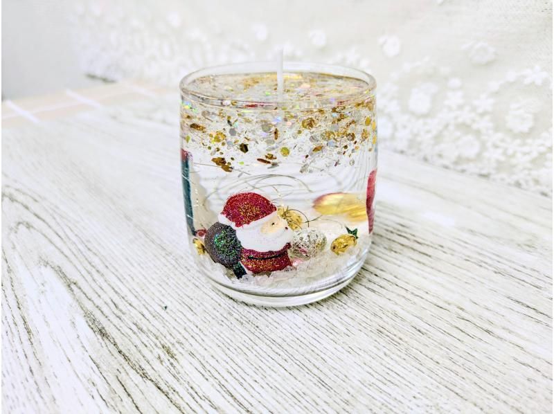 Xmas企画！！【クリスマスキャンドル制作～オプションでキャンドルリング制作】特別企画♪キラキラキャンドルで楽しいクリスマスをの紹介画像