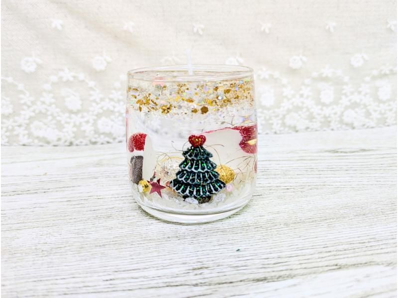 Xmas企画！！【クリスマスキャンドル制作＆オプションでキャンドルリング制作】特別企画♪キラキラキャンドルで楽しいクリスマスをの紹介画像