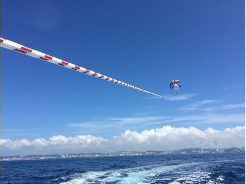 【本店最受歡迎商品◇4歲以上即可參加】 滑翔傘常規路線：繩長120m【附免費攝影服務！ 】の紹介画像