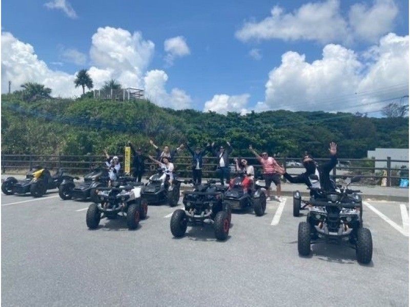 冬限定特別プラン！！【沖縄・今帰仁村】仲間と一緒に普通自動車免許で乗れる4輪バギー（一人乗り）で駆け抜けよう！ 〈3時間プラン〉の紹介画像