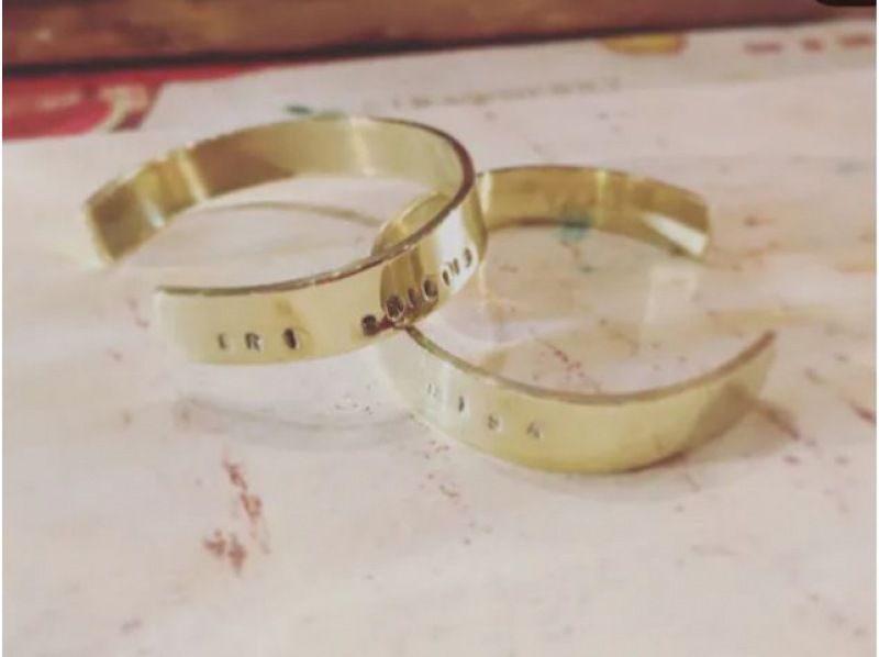 【東京・池袋】手作りブレスレット〜100%無垢の真鍮が美しく輝く「バングル作り体験」の紹介画像