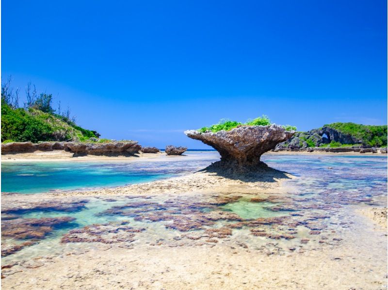 【沖縄・恩納村】サンセット！歩いて行く無人島ツアー｜美しい浅瀬に広がる天然の水族館│水着不要＊泳がなくても！楽しめますの紹介画像