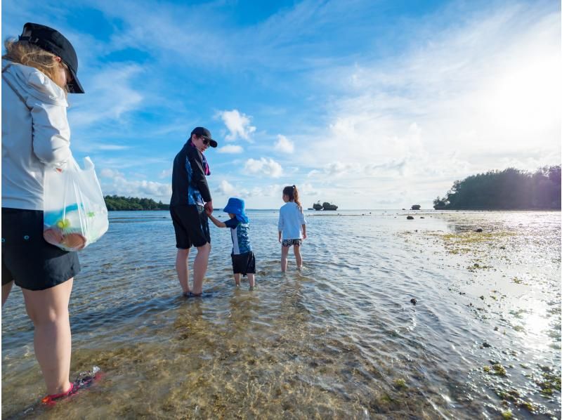 【沖縄・恩納村】サンセット！歩いて行く無人島ツアー｜美しい浅瀬に広がる天然の水族館│水着不要＊泳がなくても！楽しめますの紹介画像