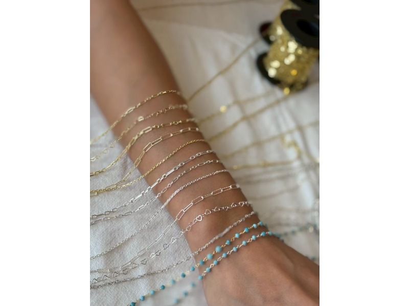 【神奈川・鎌倉】一生外れないオリジナルブレスレット！鎌倉の想い出をそのまま！パーマネントジュエリー体験（カップル・友人同士におススメ）の紹介画像