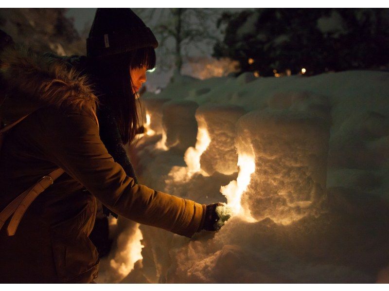 第４１回西部雪まつり　雪上打上げ花火　～上杉雪灯篭まつり～の紹介画像