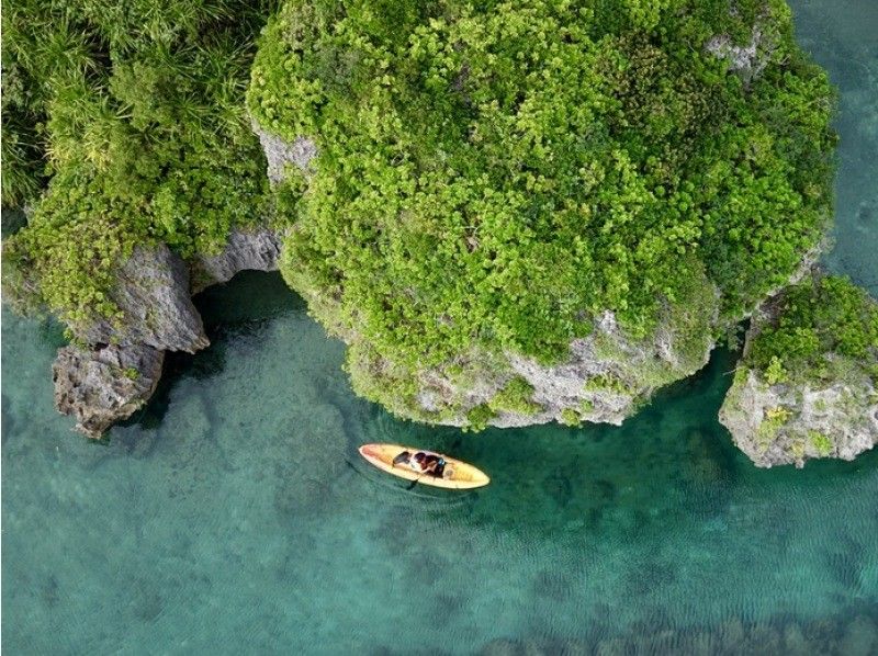 [Miyakojima, Phantom Island] Go by boat with a local captain! Phantom Uni Beach x Kayak Adventure (Sea Kayak or SUP)の紹介画像