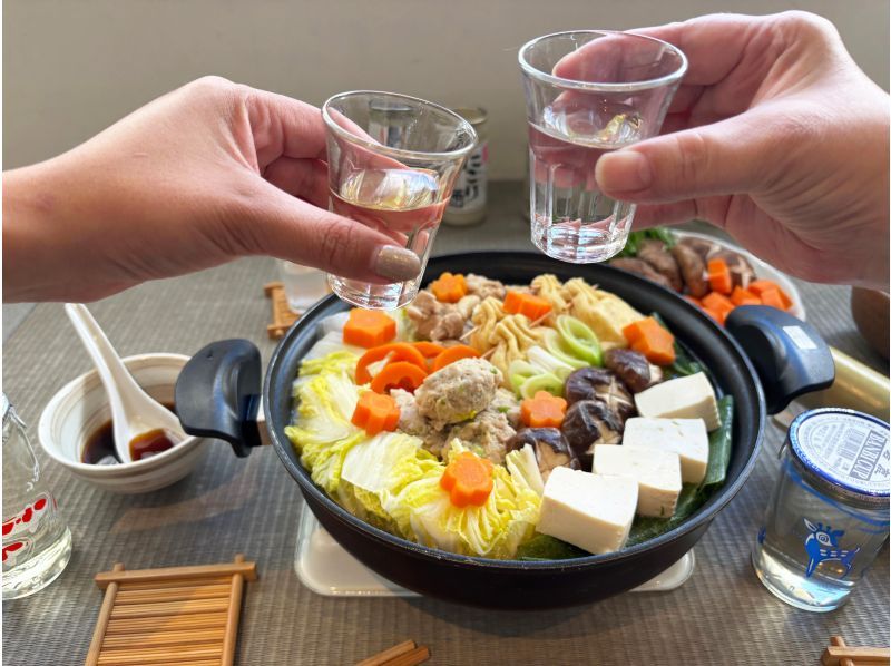 Tokyo: Cook Like a Sumo Wrestler! Chanko Nabe & Sake Tasting Classの紹介画像