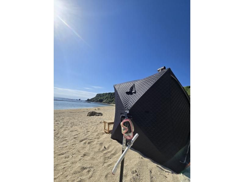 [A new experience to relax in Okinawa!] The first to land on Okinawa's main island! Private tent sauna and Okinawa main island snorkeling tourの紹介画像