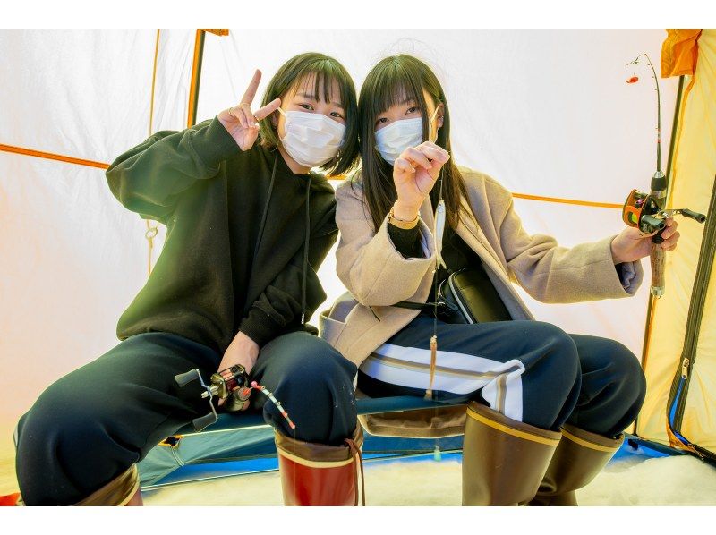 【札幌附近】帳篷和釣具租賃，免費自助式胡瓜魚釣魚計劃の紹介画像