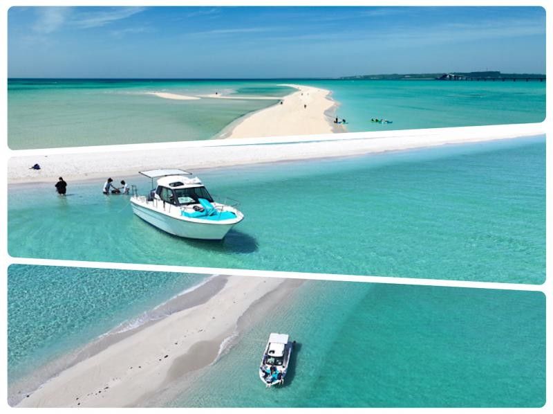 【미야코 섬 / 송영 가능】 유니의 해변 상륙 크루즈 상급 보트에서 우아하게 원 랭크상의 여행 (만족도 ◎) 드론도 하이 스펙 촬영, 화장실. 어린이 할당の紹介画像