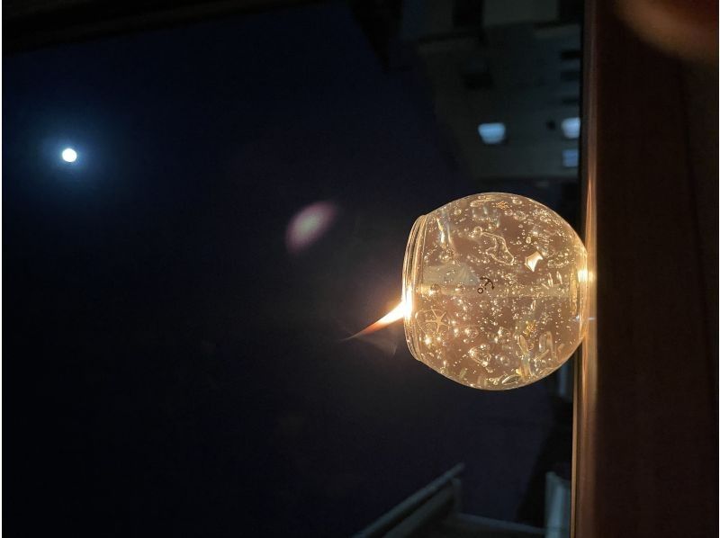 【京都・向日市】透明感のあるバブルジェルキャンドル〜飾っても火を灯しても可愛い（京都駅から15分）の紹介画像