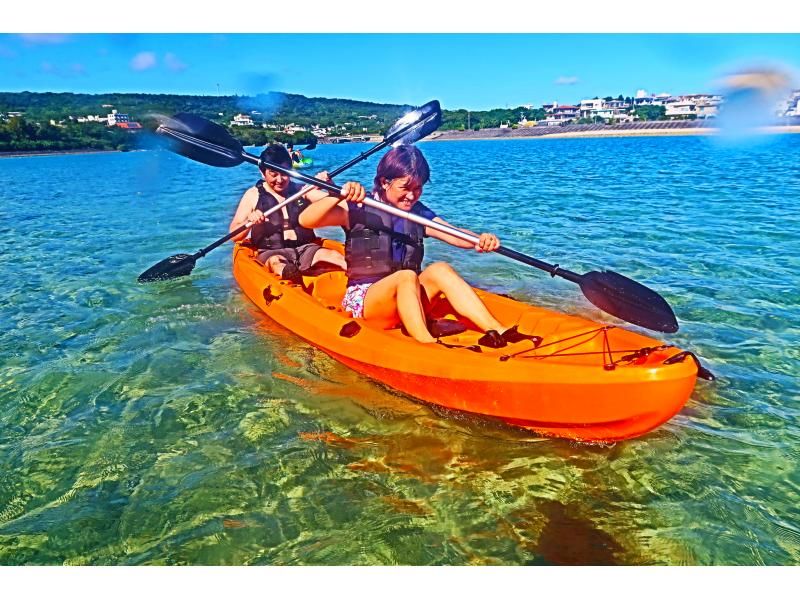 【沖縄・奥武島】&ldquo;1組のみ&rdquo;ガイド完全貸切制☆車で行ける離島でカヤック & ビーチシュノーケル体験の贅沢プラン！高画質カメラ写真プレゼントの紹介画像