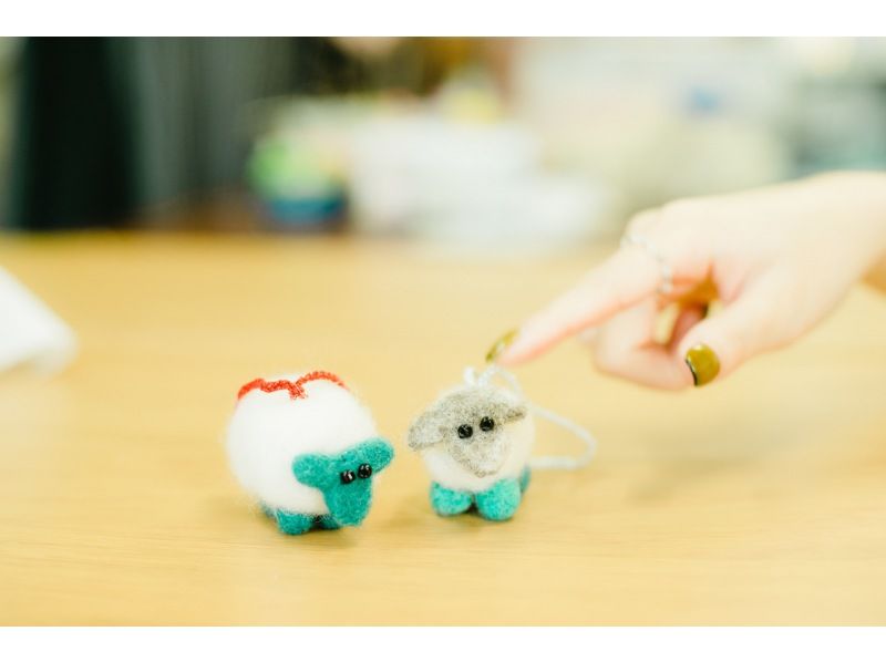 【秋田・藤里町】羊毛フェルト体験 〜白神山地の羊毛で自分好みのフェルト小物を作ろう〜の紹介画像