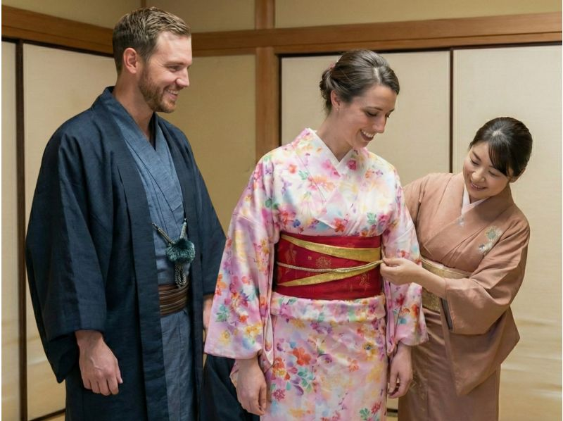 [Yamanashi, Mt. Fuji, Lake Kawaguchi] Kimono Photo Standard Plan for 2 people - Choose from over 100 designs! Transportation provided! (Lake Kawaguchi, Oshino, Lake Yamanaka)の紹介画像