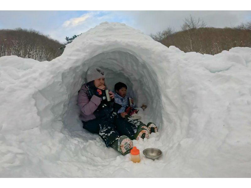 【福島・会津】大内宿近く「半日カンジキ体験」初心者・お子様連れ歓迎！手ぶらOK！の紹介画像
