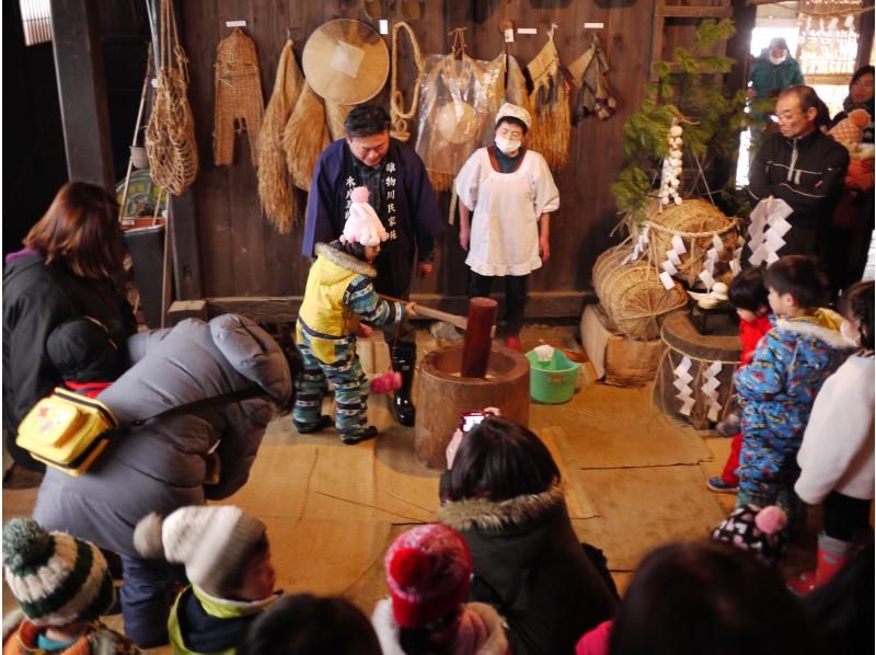 [Yokote City, Akita Prefecture] Limited to one group per day! Experience traditional mochi-pounding in a charming old-fashioned houseの紹介画像